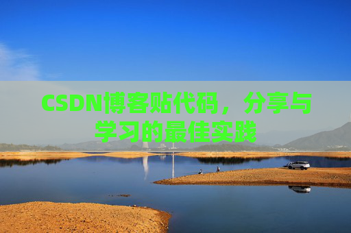 CSDN博客贴代码，分享与学习的最佳实践